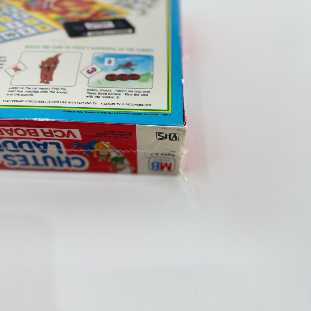 1986 Milton Bradley Chutes and Ladders VCR Board Game Multicolor Vintage NIB - Picture 4 of 6